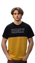 Load image into Gallery viewer, Derby Merino Tech Tee Men&#39;s - Black/Whiskey