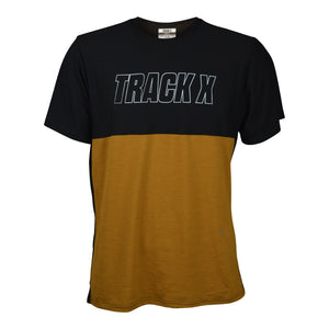 Derby Merino Tech Tee Men's - Black/Whiskey