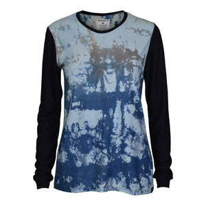 Grouse Merino Long Sleeve Jersey Women's - Shibori/Navy