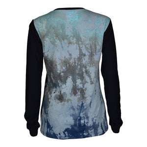 Grouse Merino Long Sleeve Jersey Women's - Shibori/Navy