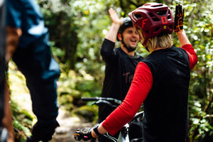 Buller Merino 3/4 Jersey Women's - Black/Red